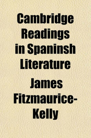 Cover of Cambridge Readings in Spaninsh Literature