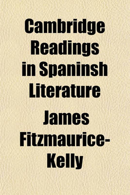 Book cover for Cambridge Readings in Spaninsh Literature