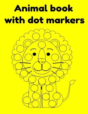 Book cover for Animal book with dot markers