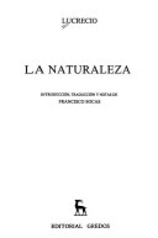 Cover of La Naturaleza