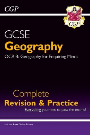 Cover of GCSE Geography OCR B Complete Revision & Practice includes Online Edition