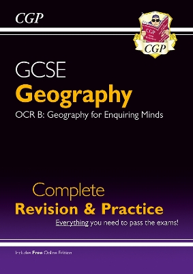 Book cover for GCSE Geography OCR B Complete Revision & Practice includes Online Edition