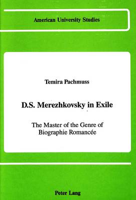 Book cover for D.S. Merezhkovsky in Exile