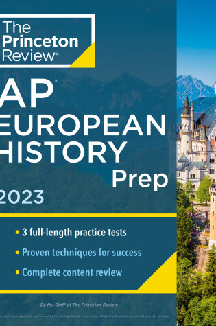 Cover of Princeton Review AP European History Prep, 2023