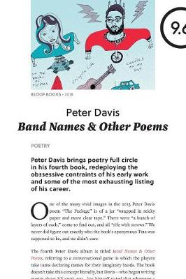 Book cover for Band Names & Other Poems