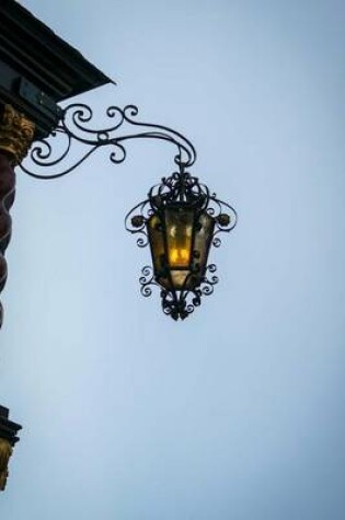 Cover of A Cool Antique Lantern Lit Up at Night