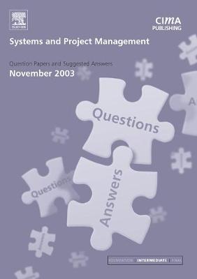 Book cover for Systems and Project Management November 2003