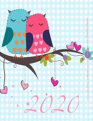 Cover of 2020 Cute Love Birds 18 Month 2019-2020 Academic Year Monthly Planner