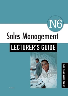 Cover of Sales Management N6 Lecturer's Guide