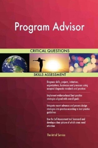 Cover of Program Advisor Critical Questions Skills Assessment