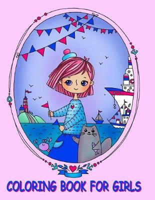 Book cover for Coloring Book for Girls