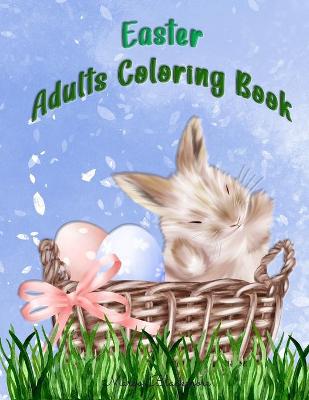 Book cover for Easter Adults Coloring Book