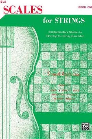 Cover of Scales for Strings, Book I