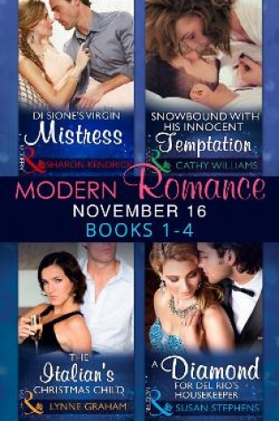 Cover of Modern Romance November 2016 Books 1-4