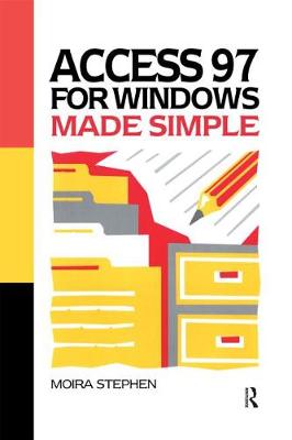 Book cover for Access 97 for Windows Made Simple