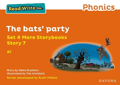 Cover of Read Write Inc Phonics: Orange Set 4 More Storybook 7 The bats' party