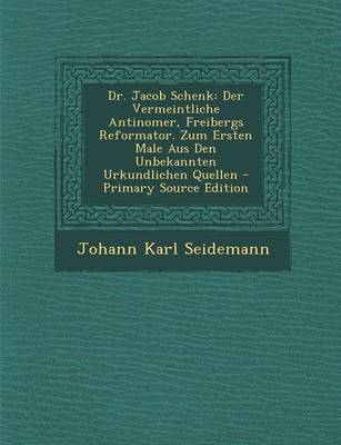 Book cover for Dr. Jacob Schenk