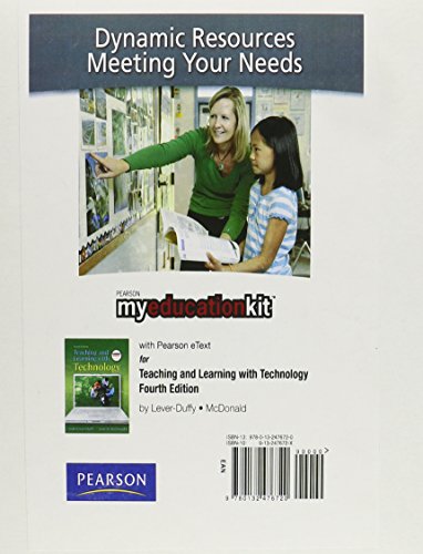 Book cover for MyEducationKit with Pearson eText -- Standalone Access Card -- for Teaching and Learning with Technology