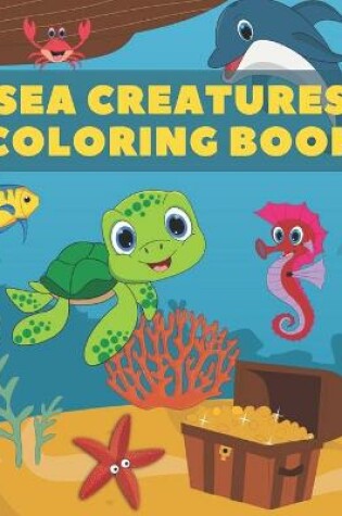 Cover of Sea Creatures Coloring Book