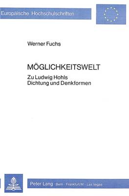 Book cover for Moeglichkeitswelt