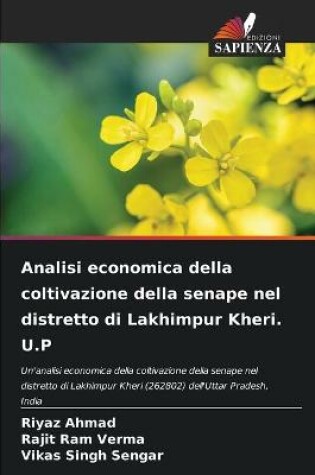 Cover of Analisi economica della coltivazione della senape nel distretto di Lakhimpur Kheri. U.P