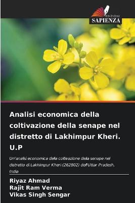 Book cover for Analisi economica della coltivazione della senape nel distretto di Lakhimpur Kheri. U.P