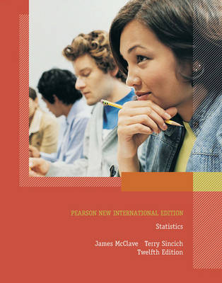 Book cover for Statistics Pearson New International Edition, plus MyStatLab without eText