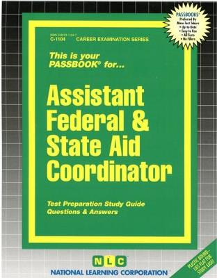 Book cover for Assistant Federal & State Aid Coordinator