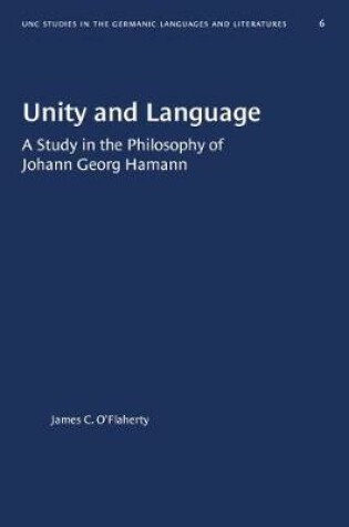 Cover of Unity and Language