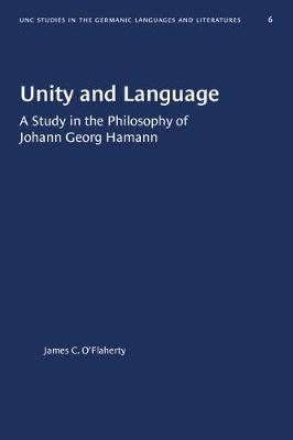 Book cover for Unity and Language