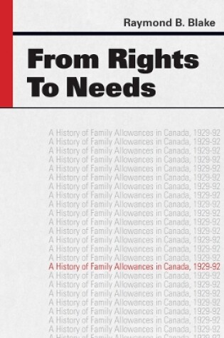 Cover of From Rights to Needs