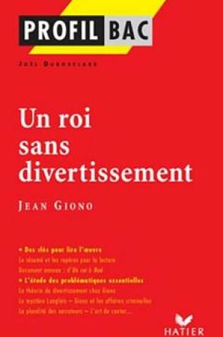 Cover of Profil - Giono (Jean)