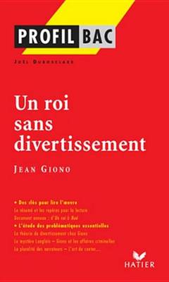 Book cover for Profil - Giono (Jean)