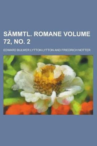 Cover of Sammtl. Romane Volume 72, No. 2