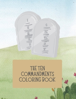 Book cover for The Ten Commandments Coloring Book