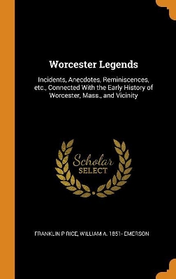 Book cover for Worcester Legends