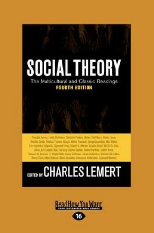 Cover of Social Theory (Large Print 16pt)