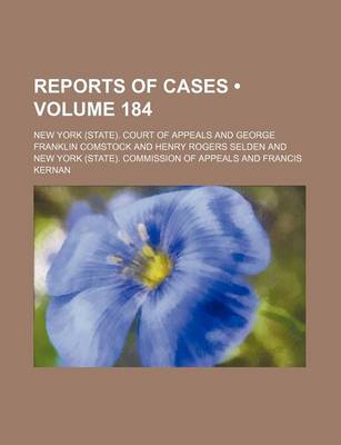 Book cover for Reports of Cases (Volume 184)