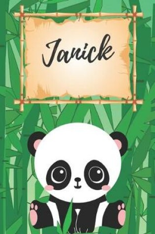 Cover of personalisiertes Notizbuch Panda / Malbuch / Kritzelbuch / Tagebuch / Journal / Notizheft / DIN A5 / Geschenke Janick