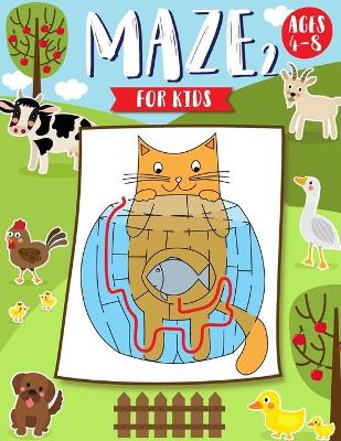 Book cover for Maze for Kids Ages 4-8