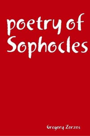 Cover of Poetry of Sophocles