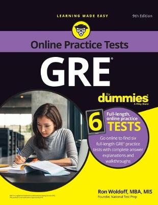 Book cover for GRE For Dummies with Online Practice Tests