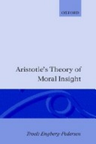 Cover of Aristotle's Theory of Moral Insight