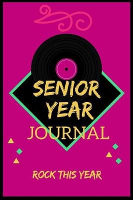 Book cover for Senior Year (Pink Record Theme)