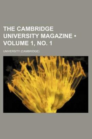 Cover of The Cambridge University Magazine