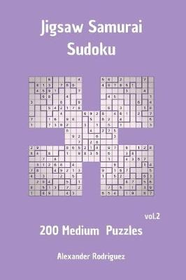 Book cover for Jigsaw Samurai Sudoku Puzzles - Medium 200 vol. 2