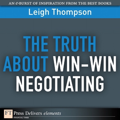 Book cover for Truth About Win-Win Negotiating, The