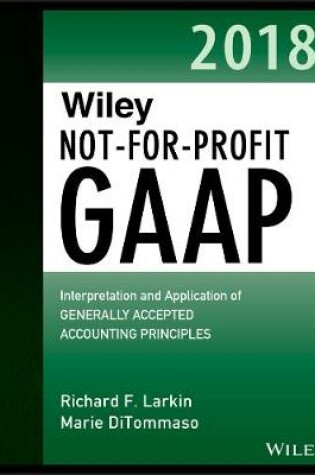 Cover of Wiley Not-for-Profit GAAP 2018