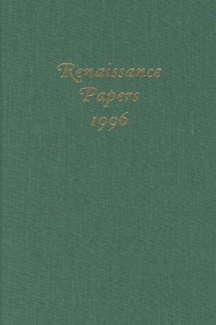 Cover of Renaissance Papers 1996