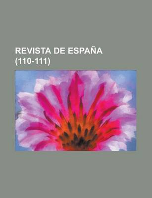 Book cover for Revista de Espana (110-111)